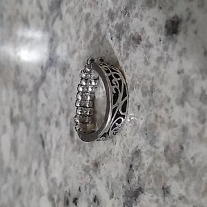 Silver-tone ring